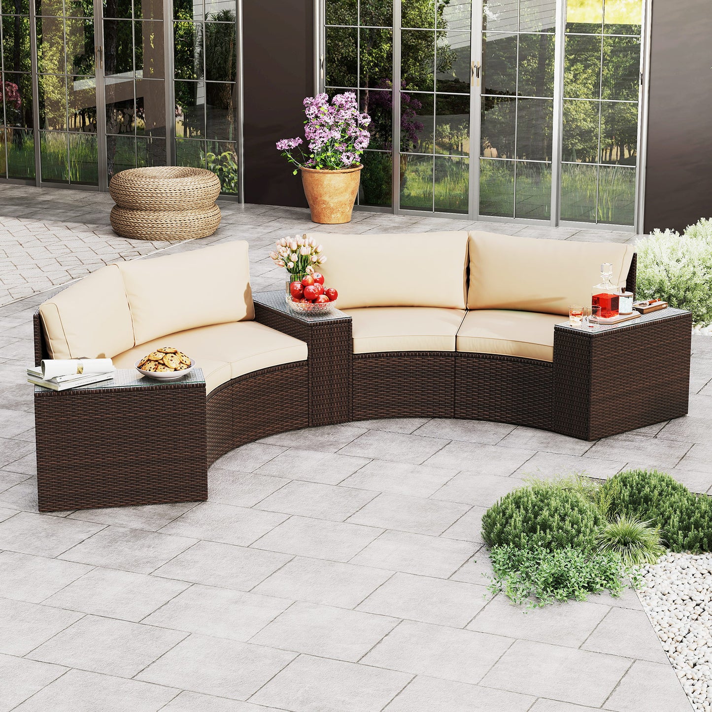 5 Pieces Patio Furniture Set