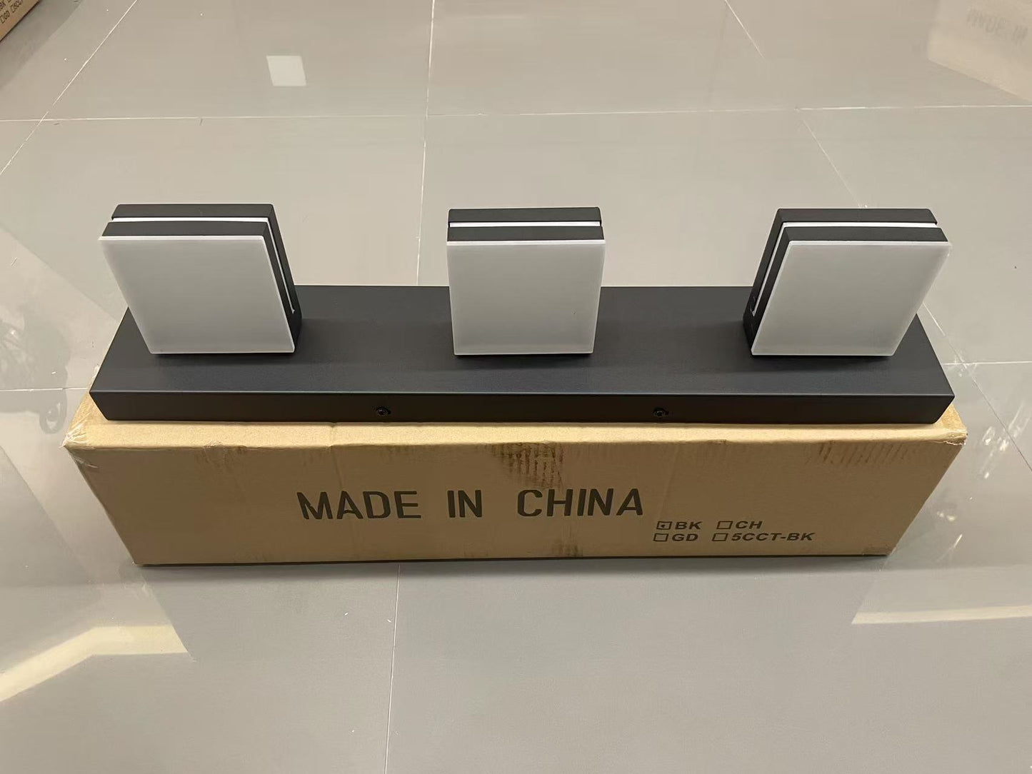 Modern Chrome LED Vanity Light, 3-Lights Wall Sconce for Bathroom and Mirror, Sleek Minimalist Design, Energy-Efficient, Easy to Install