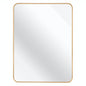 Gold 30 x40 Rectangular Bathroom Wall Mirror