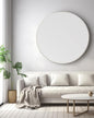 42 Inch Silver Metal Framed Round Bathrrom Mirror for Wall.(W2203P156440)