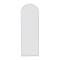 Silver 71x23.6 inch metal arch stand full length mirror