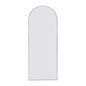 Silver 71x27.5 inch metal arch stand full length mirror