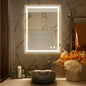 36x28 inch Bathroom Led Classy Vanity Mirror with focused backplane,High Lumen,Dimmable Touch,Wall Switch Control, Anti-Fog ,CRI 95 Adjustable 3000K-4500K-6000K ,IP54 Waterproof Vertical & Horizontal