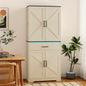 Modern Wooden Cabinet with Sturdy Frame for Living Room, Entryway, Bedroom, Hallway, Office, with LEDs,with Drawer