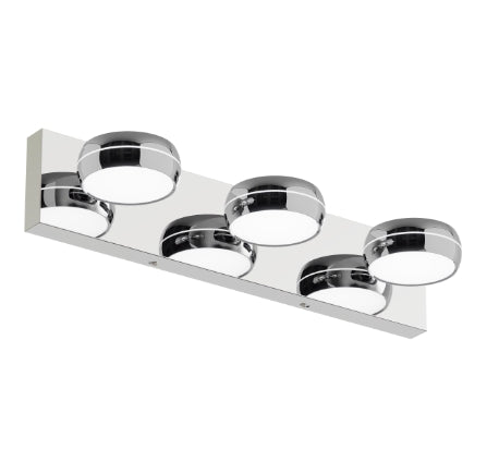 LED Vanity Lights 20in Bathroom Lights Fixtures over Mirror 3 Light LED Lighting Fixture for Bathroom 18W Mirror Lighting Fixture Modern Bath Light Bar Chrome Bath