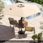 7.5 feet Outdoor Patio Heavy Duty Market Umbrella with Push Button Tilt-Beige