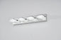 Modern Chrome LED Vanity Light, 4-Lights Wall Sconce for Bathroom and Mirror, Sleek Minimalist Design, Energy-Efficient, Easy to Install