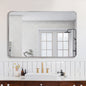 30x40 Inch Silver Metal Framed Rectangular Rectangular Bathrrom Mirror for Wall.(W2203134526)