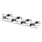 LED Vanity Lights 28in Bathroom Lights Fixtures over Mirror 4 Light LED Lighting Fixture for Bathroom 18W Mirror Lighting Fixture Modern Bath Light Bar Chrome Bath